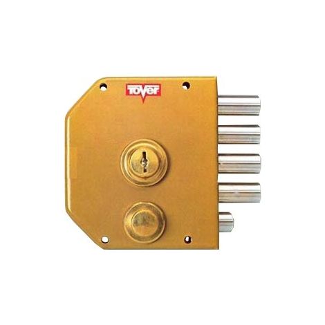Cerradura seg. sobr. 1p tover oro 7000 dcha con resbalon 700 (1/4)