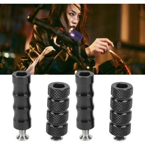 Pédales de frein et de changement de vitesse universelles CNC M6 pour moto (vendues par paire) noires (1/5)