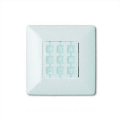 Placca a parete quadrata per modulo di controllo dell'automazione serie WM codice: WSW