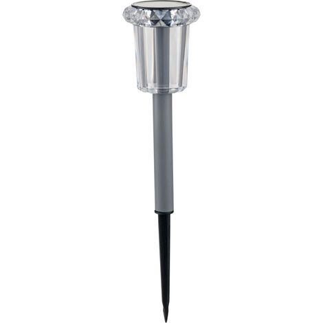 Baliza solar - GALIX - G2624 - Efecto Estrella - H30 cm - 3 LED SMD - Blanco cálido - 2 Lúmenes (1/3)