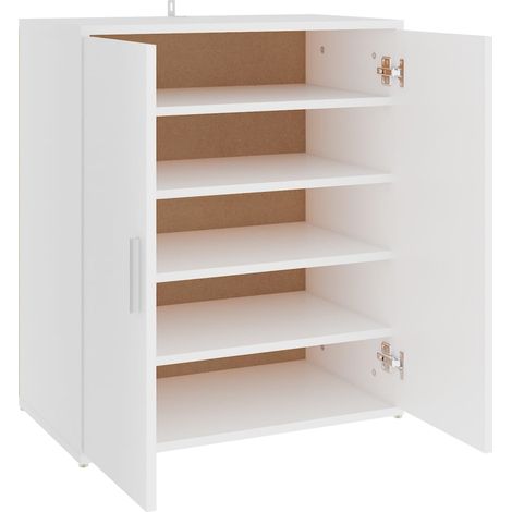 Schuhschrank Weiß 60x35x70 cm Holzwerkstoff vidaXL