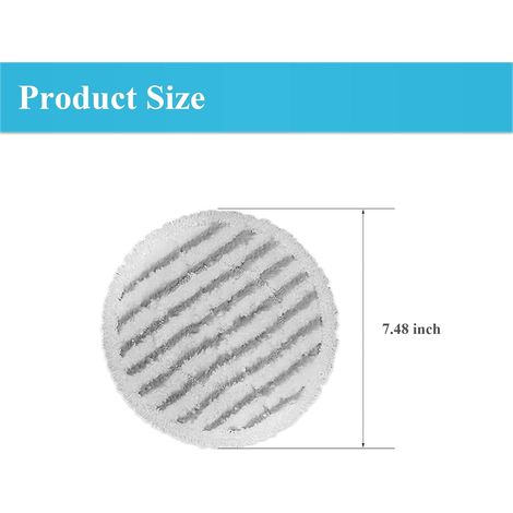 Convient aux lingettes de nettoyage vapeur S6002UK, de remplacement pour les nettoyeurs vapeur Shark S6002UK et S8201UKCP, lingettes de nettoyage vapeur et récurantes tout-en-un réutilisables, lingett (1/4)