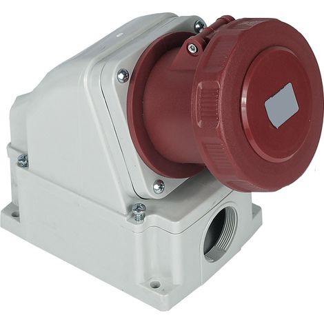 Connecteur industriel RS PRO, 3P+E, 63A, 380 415 V, Montage mural ( Prix pour 1 )
