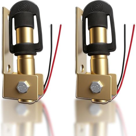 Support pour gyrophare 12 V, support en laiton pour gyrophares de tracteur avec câble et capuchon en caoutchouc, gyrophare/feu de signalisation Ø 24 mm pour engins agricoles et véhicules de chantier (1/5)