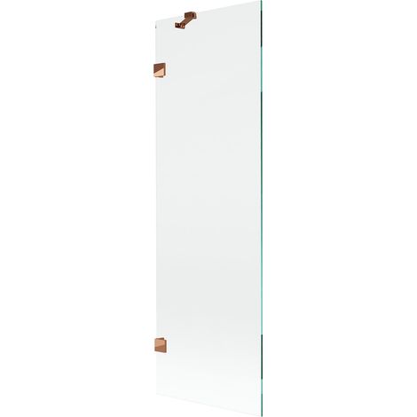 Mexen Lunar mampara de baño de 1 hoja 60 x 150 cm, transparente, oro rosa - 897-060-000-60-00 (1/5)