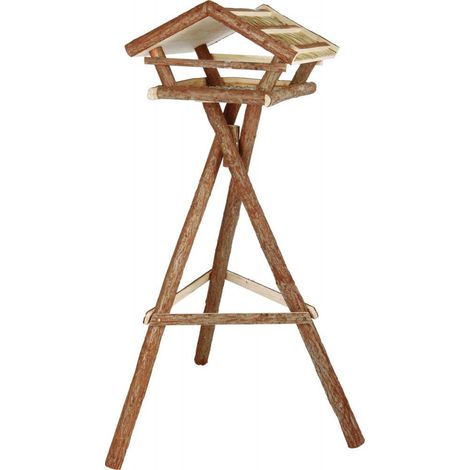 Mangeoire pour oiseau Trixie natural living toit herbe 48x27x46 cm (1/2)