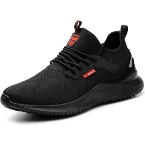 Lightweight safety shoes for men and women – 200J steel toecap – Slip-resistant sole – Breathable upper for wet worksites – Size 44 (1/5)