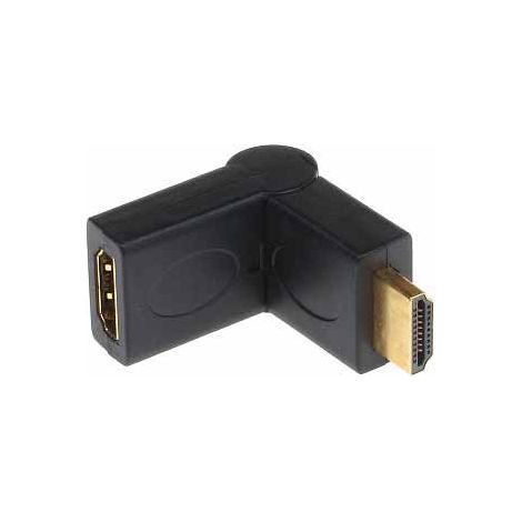 Adattatore Giunto HDMI Maschio - Femmina Regolabile 90°