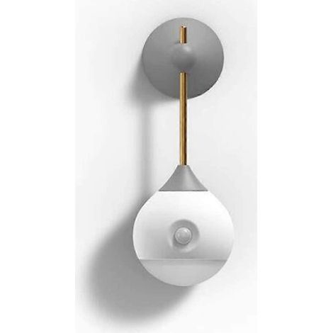 Veilleuse LED avec détecteur de mouvement infrarouge, chargement USB, veilleuse enfant amovible en forme de casse-noisette (1/5)