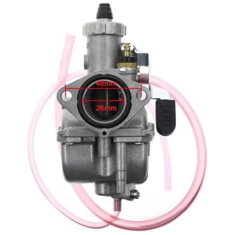 Kit carburateur 26 mm et collecteur d'admission pour motos tout-terrain 110 cm³, 125 cm³ et 140 cm³ (1/3)