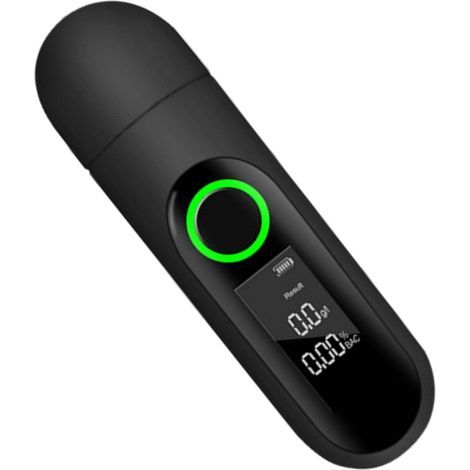 Testeur d'alcoolémie, éthylotest de Mesure Haute précision Professionnel, éthylotest de Mesure Haute précision Semi-conducteur avec écran LCD (1/5)