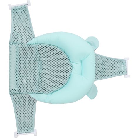 Coussin de siège de bain pour bébé, confortable, doux, en maille, réglable, pour le bain des nourrissons et des nouveau-nés (Type 1). (1/5)