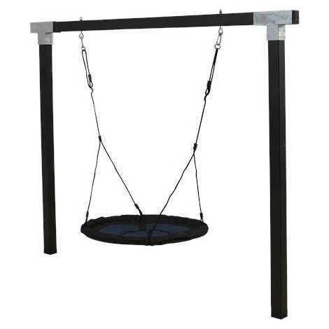 Plus Schaukelgestell Cubic inkl. Schaukelnest schwarz 268 x 209 cm Spielhäuser & Spieltürme (1/3)