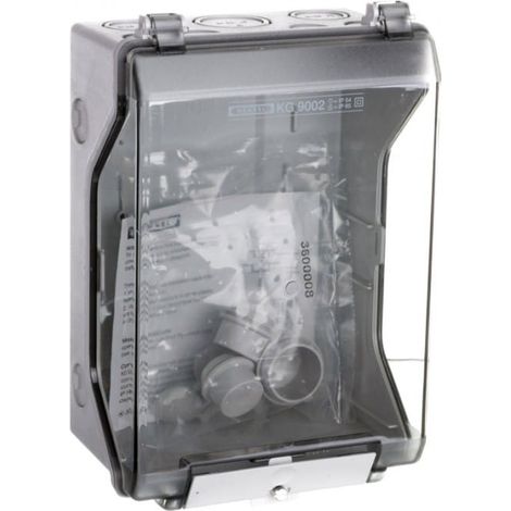 Carcasa vacía 168x253x115mm KG 9002 IP 65 EDK/AKM 3300140