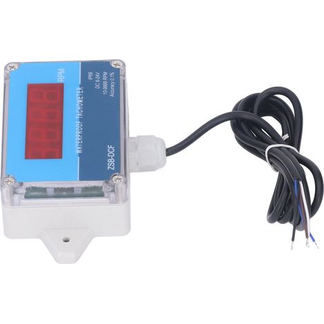 Motordrehzahlmesser mit IP68-Wasserschutz, LED-Digitalanzeige, DC 8V–24V (1/5)