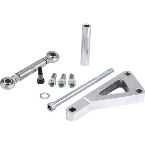 Support de pompe à eau LWP en aluminium poli, kit de support d'alternateur pour Chevy SBC 350 (1/5)