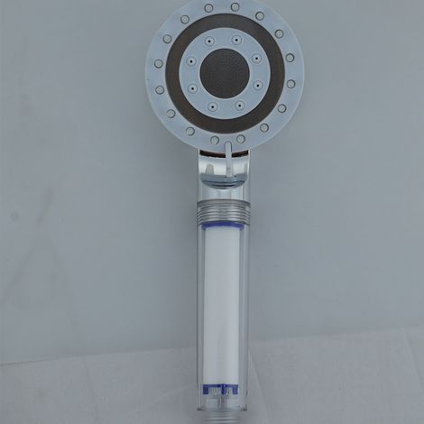 Pomme de douche 5 fonctions P17-A, couleur blanche, 8,5 cm × 25 cm (1/5)