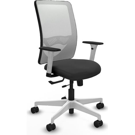 Silla de oficina piqueras y crespo Zulema blanco espuma alta densidad (1/2)