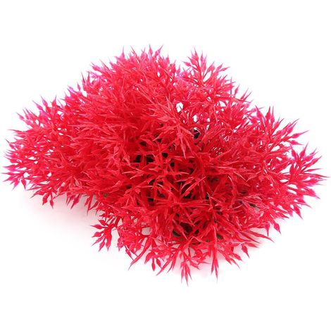 Plante Artificielle pour Aquarium - Herbe Verte en Plastique pour Décoration de Bassin à Poissons (1/5)