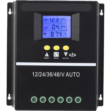 Regolatore di carica solare 12V 24V 36V 48V, batteria fotovoltaica, pannello MPPT autoadattante, sistema di alimentazione domestica 80A