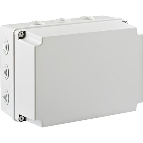 Gsv322 Ide Boite De Dérivation Industrielle étanche Ip65 Avec Capot Réhaussé Et Entrées Souples - Dim.328x239x188