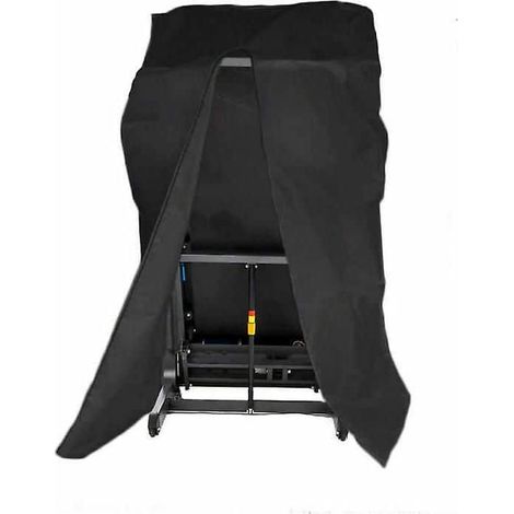 Housse de protection pliable pour tapis roulant avec fermeture éclair, résistante à la poussière, pour équipement de fitness et entraînement. (1/4)