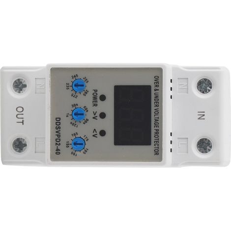 DDSVPD2-63 Einstellbares, selbstwiederherstellendes, automatisches Rücksetz-Spannungsschutzgerät 220 V 40 A (1/5)