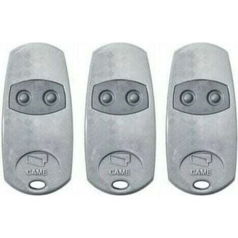 Télécommande Came TOP432EE 2 canaux – Fréquence 433,92 MHz – Portée 50-150 m – Alimentation 2 piles CR2016 – Lot de 3 pièces