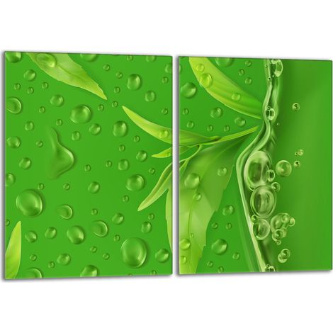Glasschutzplatte für den Herd 2x40x52 Blätter (1/5)