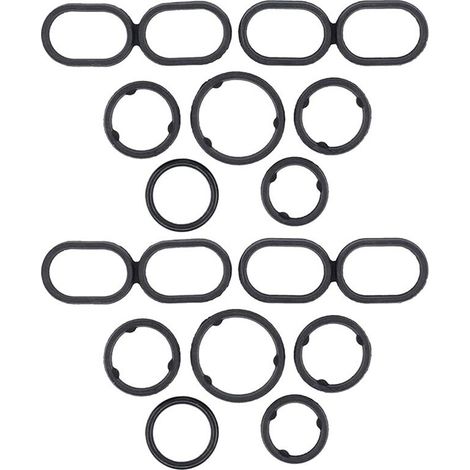 arandelas adaptadoras para la carcasa del filtro del enfriador de aceite 68191356AA para Grand Cherokee 2014-2023 Junta de sellado (1/2)