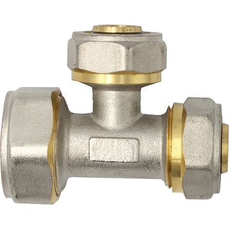 Klemmring Schraubfitting T-Stück reduziert 26x20x20 mm Verbundrohr (1/5)