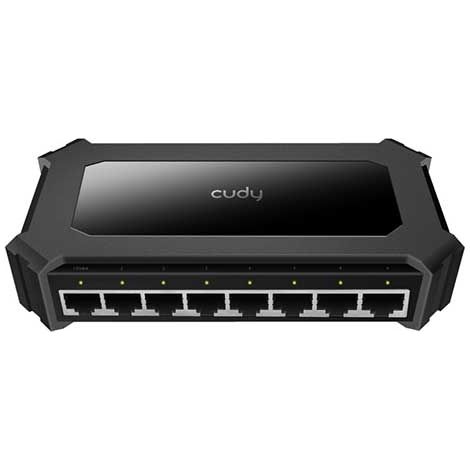 8-ports 10/100/1000Mbps Gigabit Desktop Switch LAN plug&play Cudy GS108D (1/4)