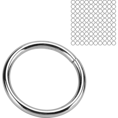 Harnais de poitrine pour chien avec boucle ronde argentée, protection de siège pour chien, accessoires de bagages, boucle ronde 25 x 3,5 mm / 0,98 x 0,14 po (1/5)