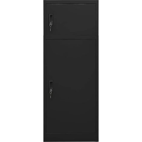 Maison Exclusive - Armario para sillas de montar acero negro 53x5 (1/5)