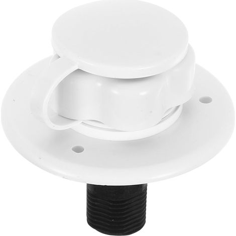 Prise D eau pour Camping car Clapet Anti retour en Plastique Blanc Remplissage Pratique et Prévention des Fuites pour Réservoirs D (1/5)