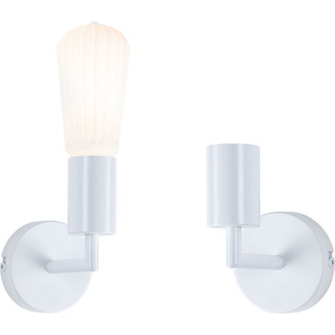 PAULMANN APPLIQUE MURALE E27 RAVI IP44 230V DIAMÈTRE 19CM NOIR - 71139 71138 (1/5)