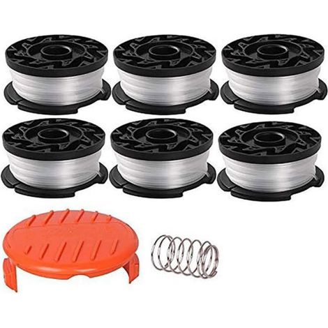 Bobines de fil pour bobines de coupe-bordures Black & Decker, longueur de 9,1 m Bobines de fil en nylon de 1,65 mm de diamètr (1/5)
