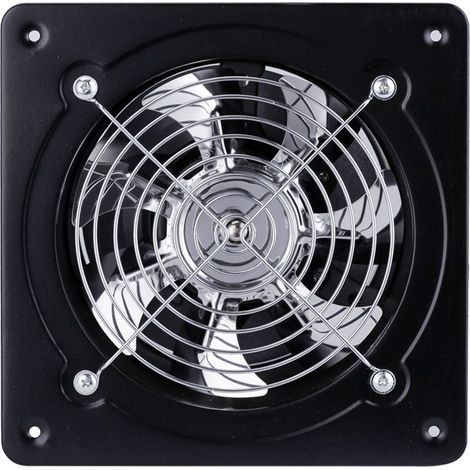 Ventilatore di scarico da 6 pollici – Portata d'aria di 600 m³/h – Livello di rumorosità molto basso – Montaggio a parete per bagno e cucina (1/5)