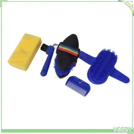 Kit nettoyage écurie - FAFEICY - Kit 6 pièces - Portable - PP durable - Pour chevaux (1/5)