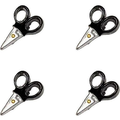 Lot de 4 pinces à cheveux latérales, ciseaux à cheveux, imitation pince à cheveux, tenue de cosplay-B 4pcs