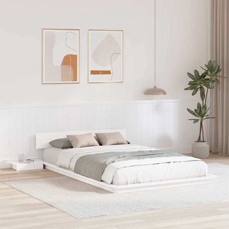 Bettgestell Braun 140 x 190 cm Holz