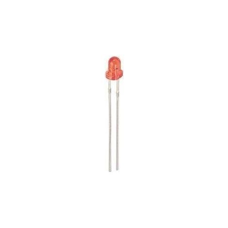 Rote LED-Dioden 3 mm/diffus - 10 Stück.