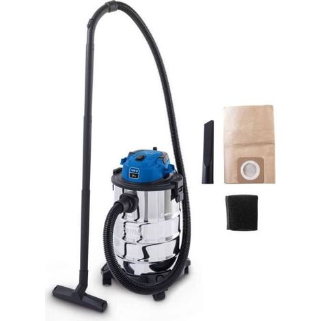 Aspirapolvere per acqua e polvere VC25 - 1200W - Serbatoio inox 25L - SCHEPPACH (1/5)