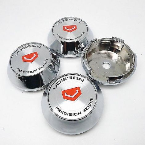 Lot de 4 cache-moyeux de 65 mm pour jantes Vossen, emblème, logo, autocollants et accessoires de style automobile, couleur C (1/5)