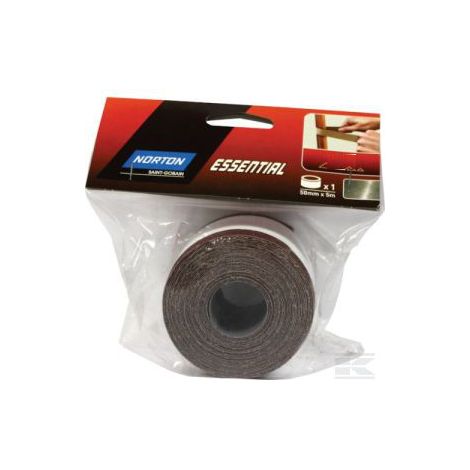 Rouleaux toile souple pour plombier en 5 m NORTON pour poncage Grain 100-77696089228