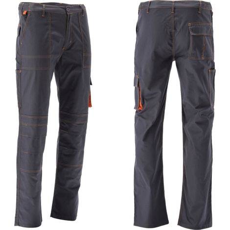 Pantaloni da lavoro DORIA grigio/arancio taglia XXL