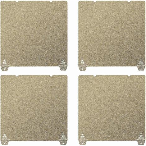 4 plateaux de montage pour imprimante 3D H1H, plaque K1 K1C 235 x 235 mm, plateau d'impression lisse en acier à ressort H1H, B (1/5)