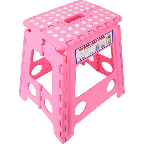 Tabouret pliant en plastique Dot, petite chaise, tabouret de massage portable avancé 292239cm (rose) (1/5)