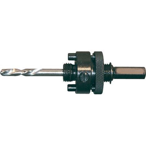 Queue d'emmanchement pour scies cloches, Queue d'emmanchement : Queue à six pans/ de 11,1 mm, Pour les scies cloche d'un Ø de 32-152 mm (1/2)