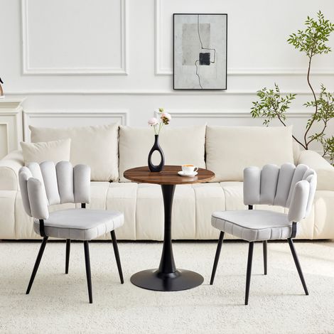 Conjunto mesa y sillas comedor MDF y metal OKMYHOME (1/5)